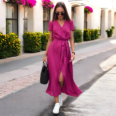 Moda Nova™ | Vestido primaveral vaporoso