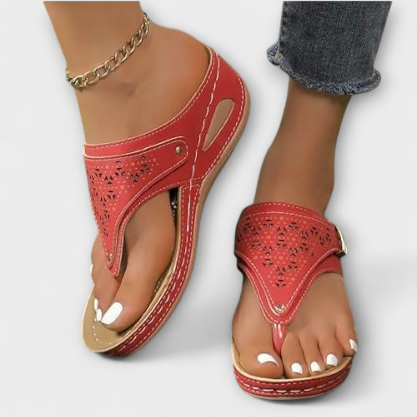 Ilaria – Sandalias de verano tipo Slip-On