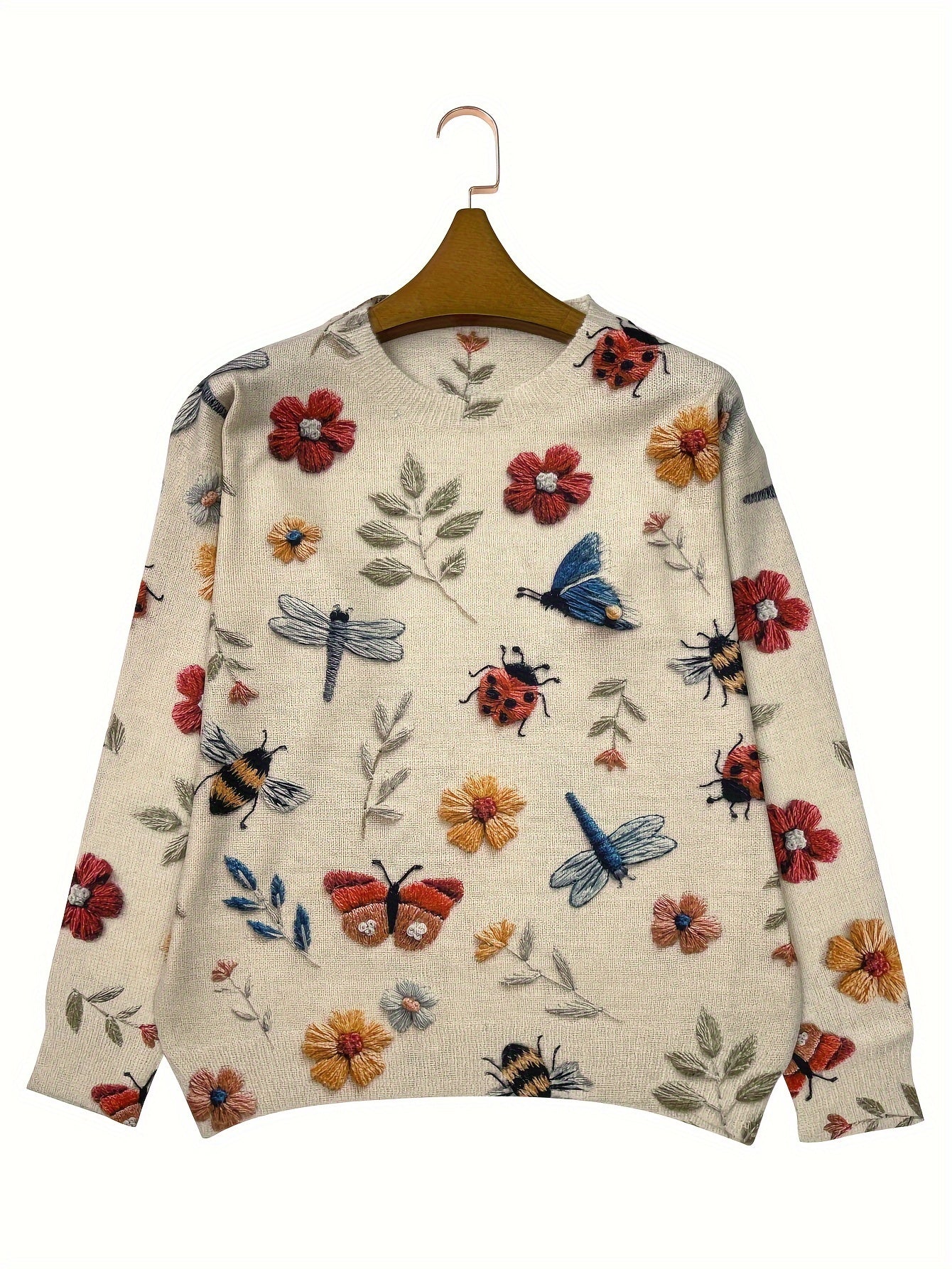 Agnes - Confortable Jersey Estampado Floral