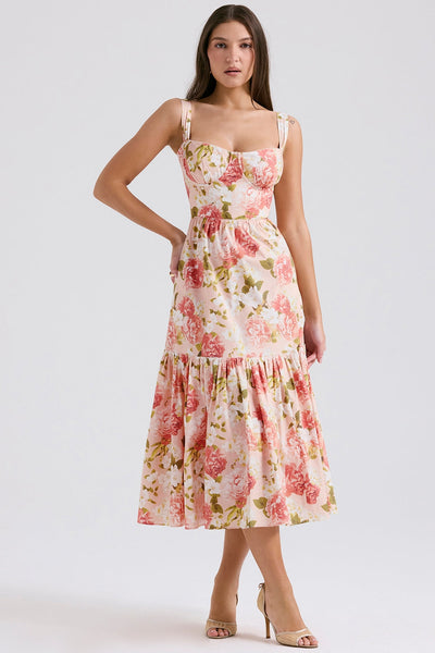 Zenia - Vestido Midi Ligero y Fluido