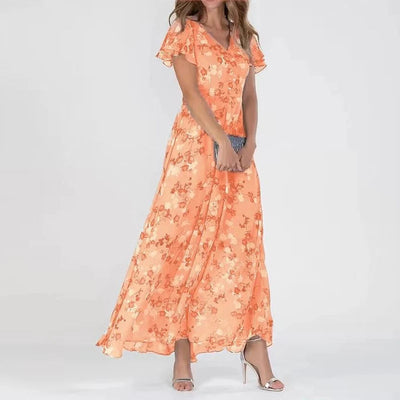 Moda Nova™ I Vestido midi elegante