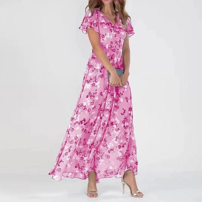Moda Nova™ I Vestido midi elegante