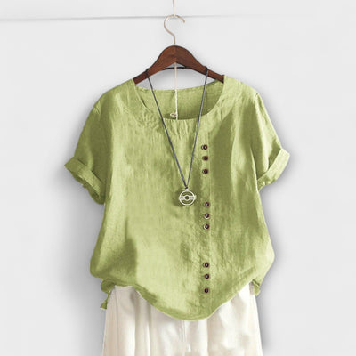Nora – Blusa de mujer con mangas cortas