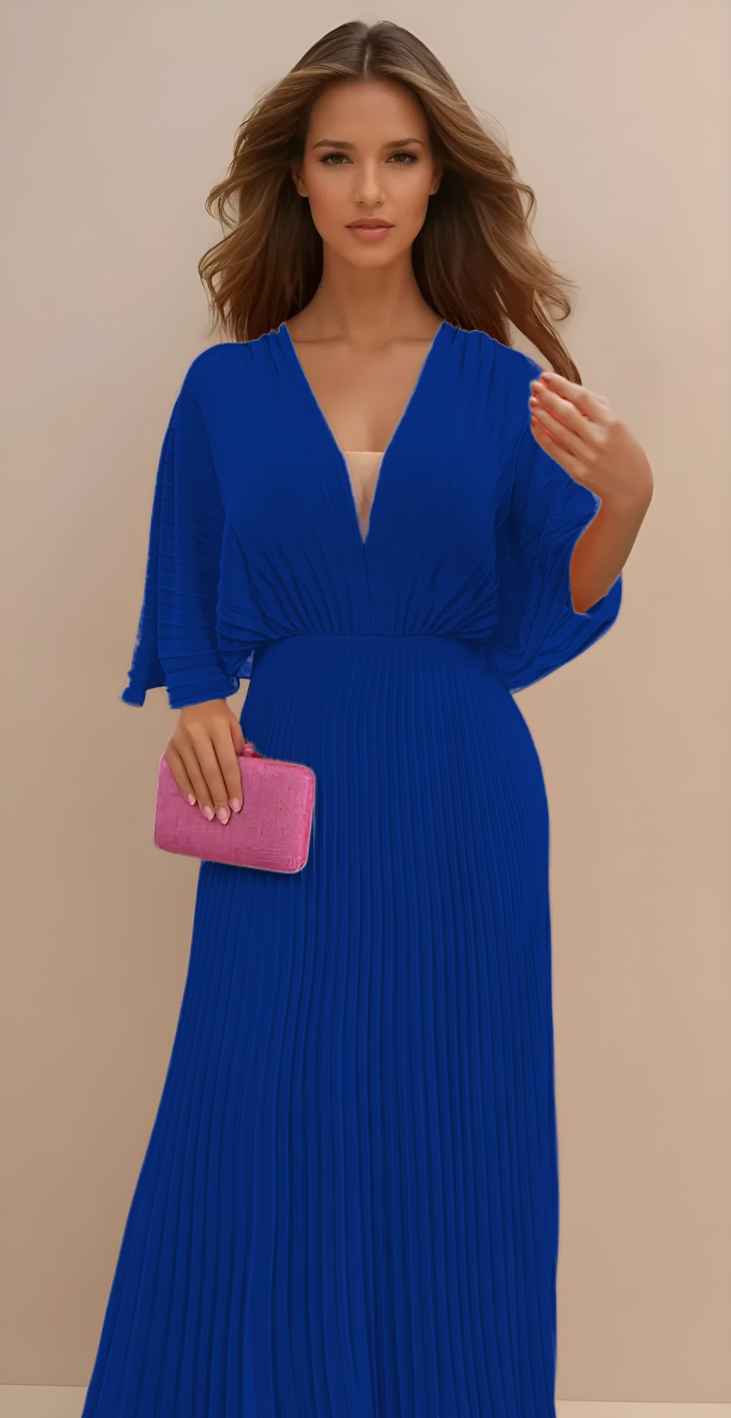 Olga - Vestido Clásico Plisado
