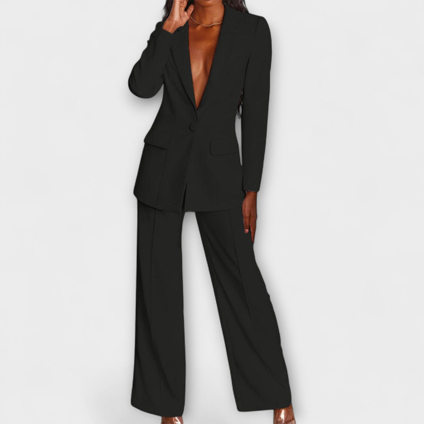 Monica – Elegant blazer and pants set