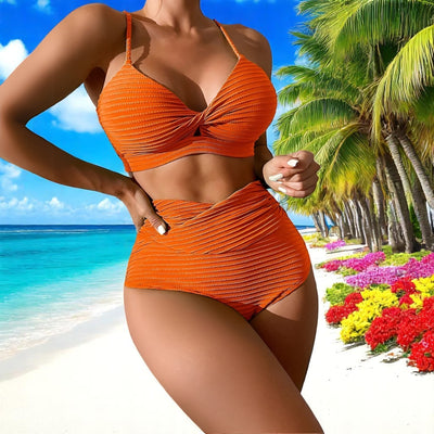 Serena – Bikini Push-Up de Cintura Alta