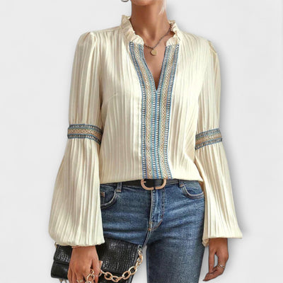 Licia – Camisa de Manga Larga Elegante