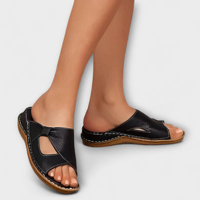 Giorgia – Sandalias de cuero ortopédicas
