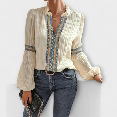 Licia – Camisa de Manga Larga Elegante