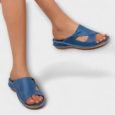 Giorgia – Sandalias de cuero ortopédicas