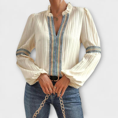 Licia – Camisa de Manga Larga Elegante