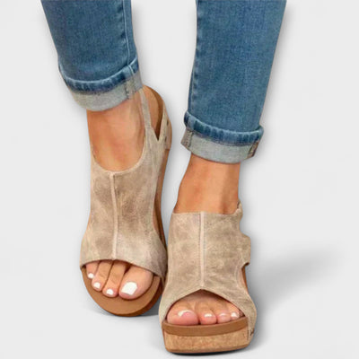Sofia – Sandalias de cuero ortopédicas
