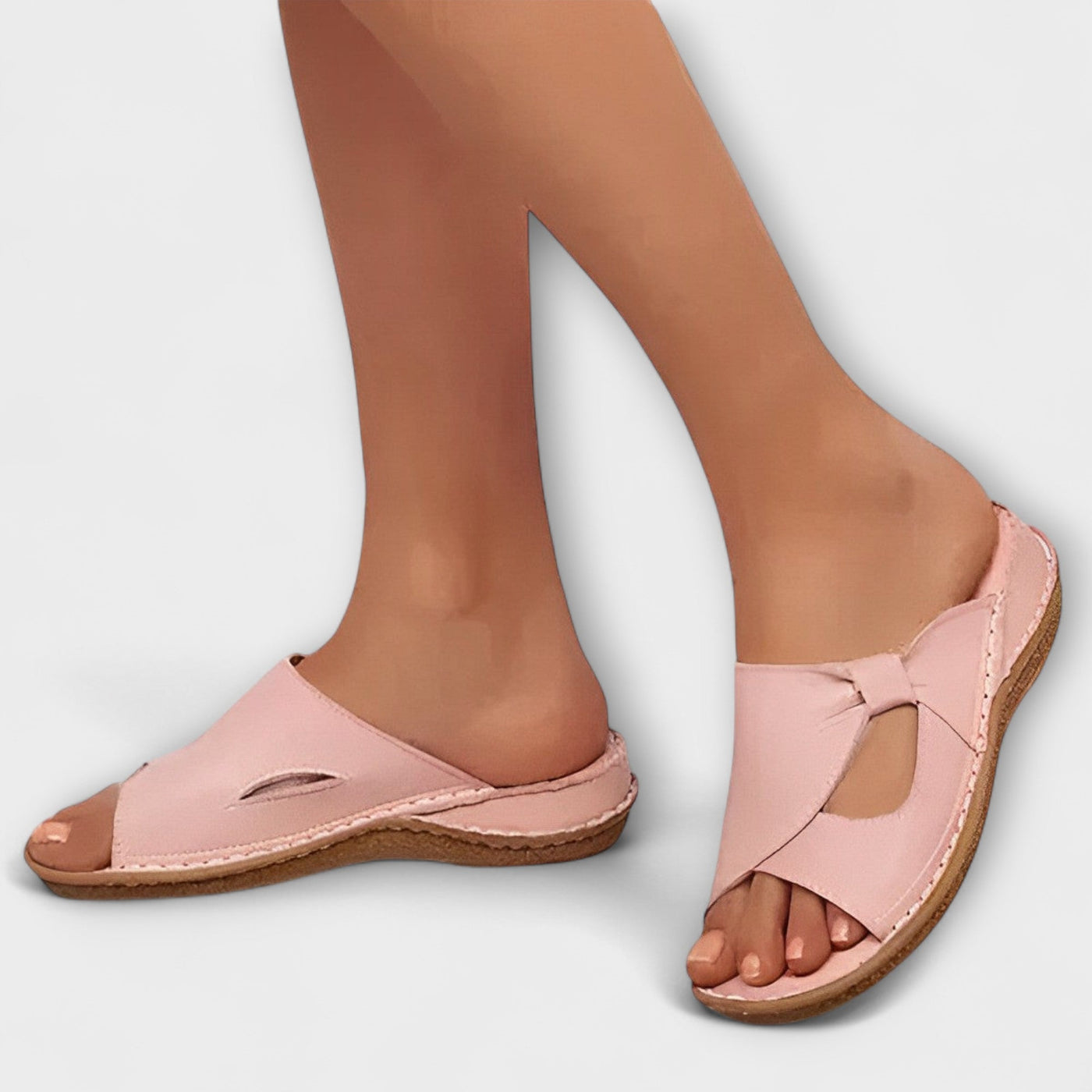 Giorgia – Sandalias de cuero ortopédicas