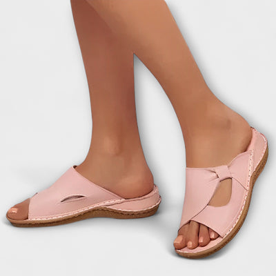 Giorgia – Sandalias de cuero ortopédicas