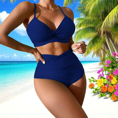Serena – Bikini Push-Up de Cintura Alta