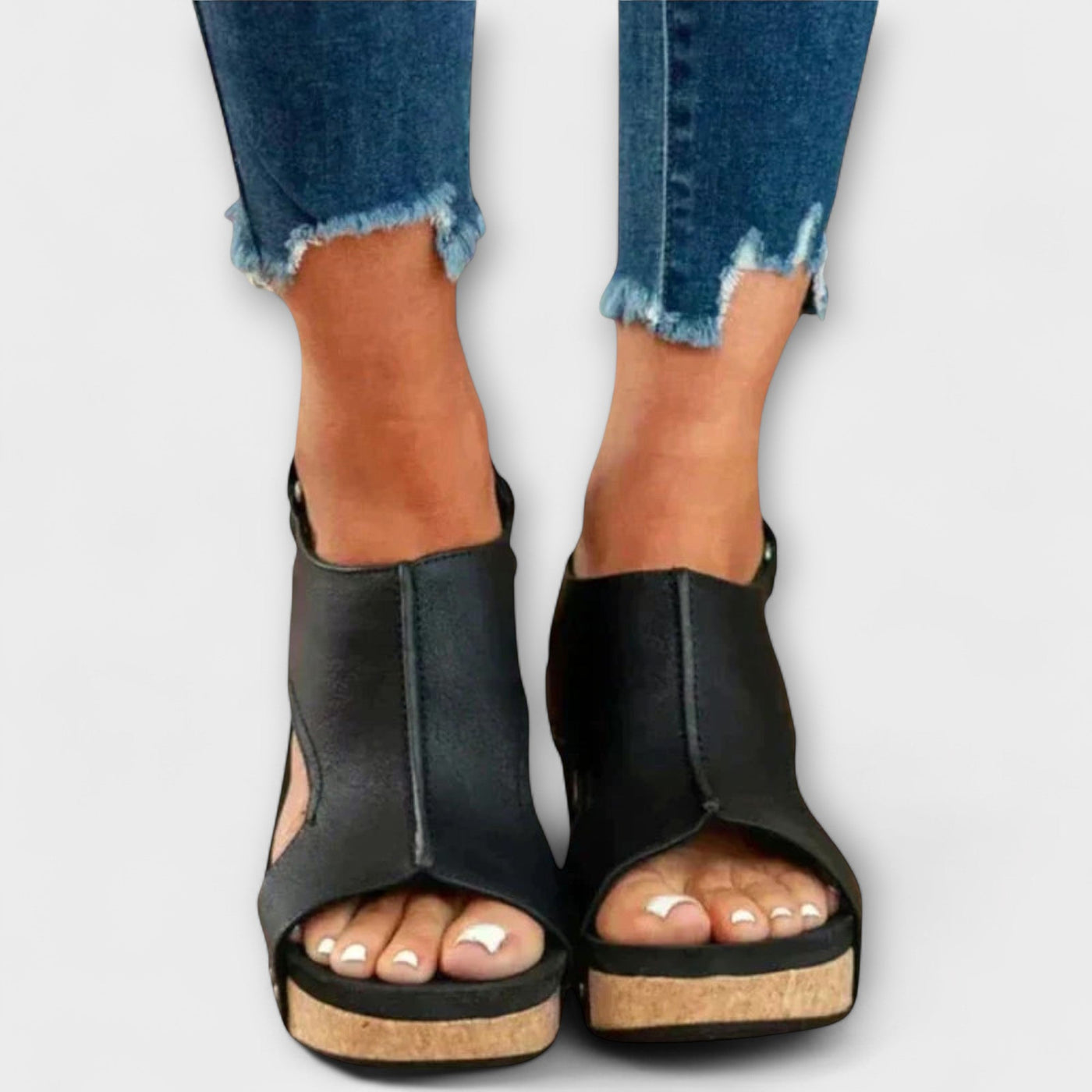 Sofia – Sandalias de cuero ortopédicas