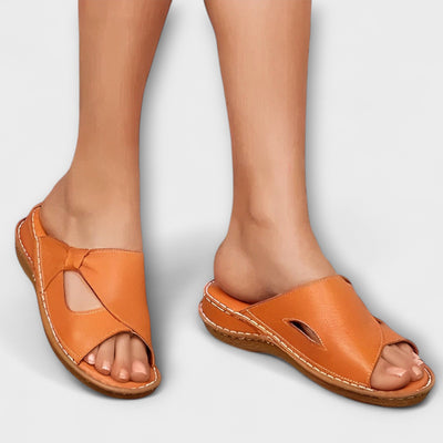 Giorgia – Sandalias de cuero ortopédicas