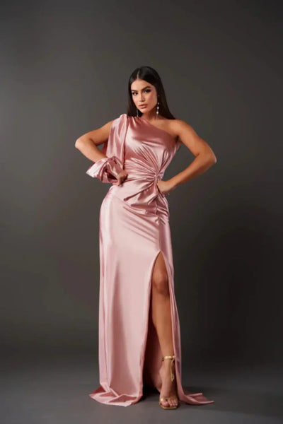 Zarra | Vestido Largo Elegante de Un Hombro