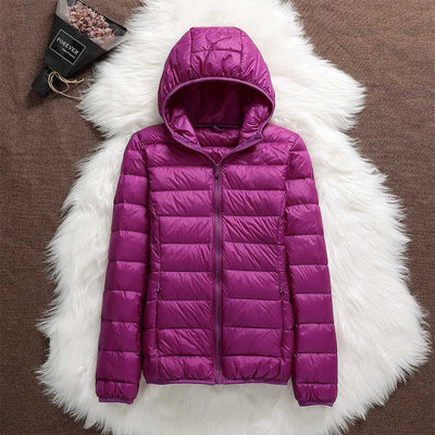 Nord - Chaqueta impermeable con plumón blanco de pato y diseño plegable