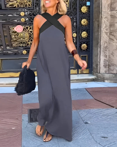 Moda Nova™ | Vestido cruzado refinado