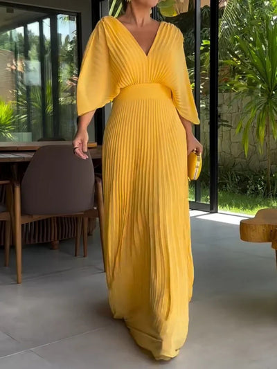 Victoria - Vestido Clásico Plisado