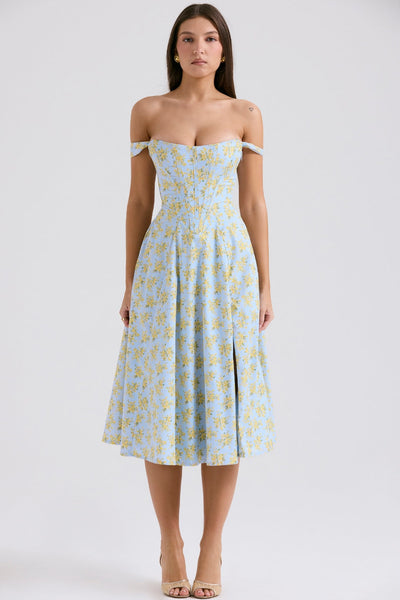 Zenia - Vestido Midi Ligero y Fluido