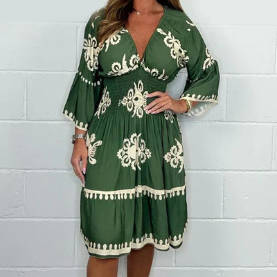 Gloria - Vestido con estampado elegante
