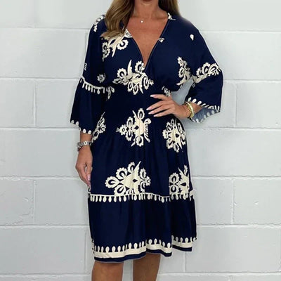 Gloria - Vestido con estampado elegante