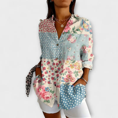 Romina – Blusa con Estampado Floral