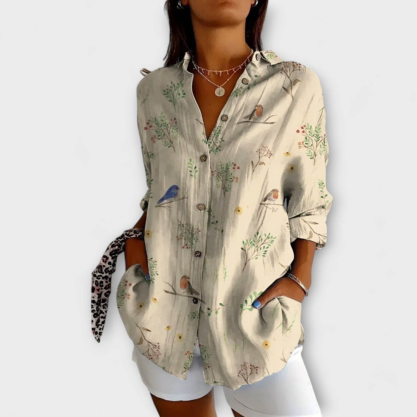 Romina – Blusa con Estampado Floral