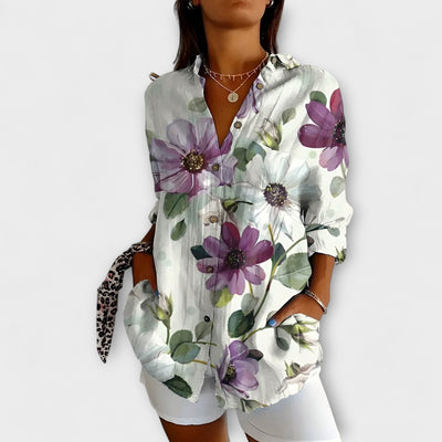 Romina – Blusa con Estampado Floral