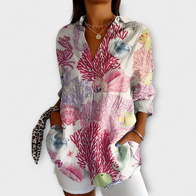 Romina – Blusa con Estampado Floral