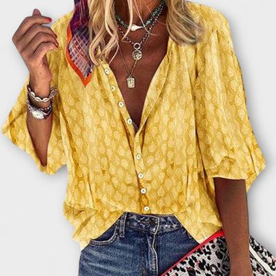 Vanessa – Blusa de mujer con escote en V